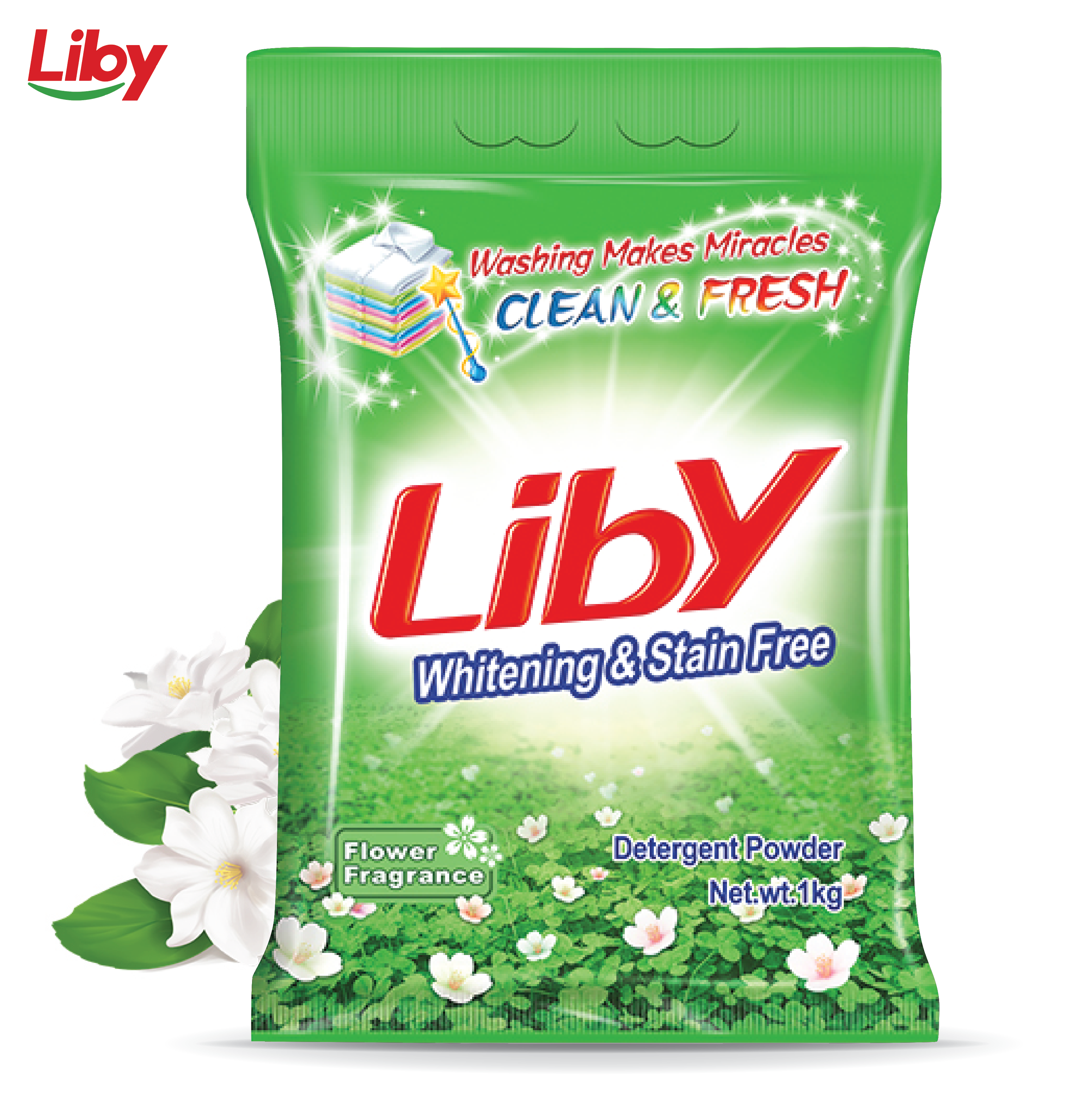 ليبي مسحوق غسيل لإزالة البقع